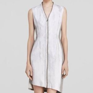 T Tahari White Sleeveless Dress